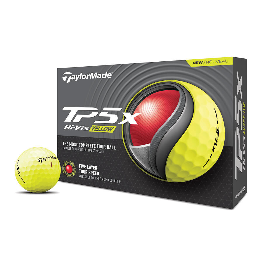 TP5x Yellow Golf Ball Bildnummer 0